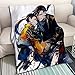 QTRT Fullmetal Alchemist 3D Stampato Coperta Cartoon Anime Personaggi Morbido Peluche Coperta di Flanella Quilt Anime Fan Otaku Regalo Biancheria da Letto