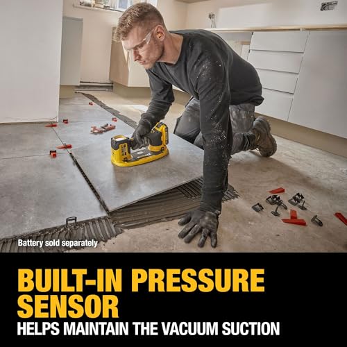 DEWALT 20V MAX Cordless GRABO Suction Lifter, Bare Tool Only, Lift-load Capacity of Up to 265 lbs. (DCE592B)