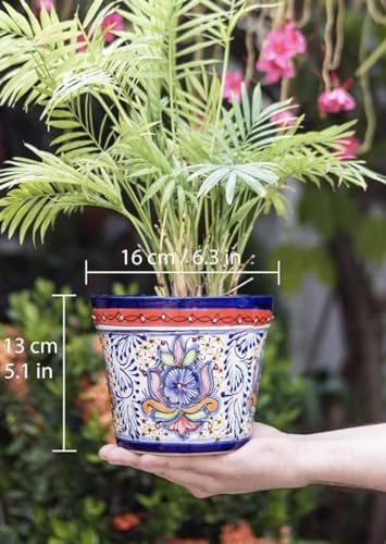 Fiesta Brands Talavera Mexican Pottery Planters Large 