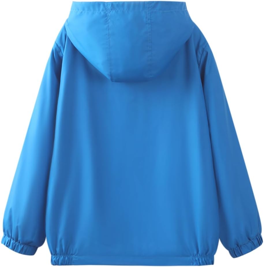 WELAKEN lightweight Jacket for Girls Kids & Toddler II Girls' Print Water-resistant Jacket - Image 3