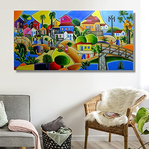 Tarsila do Amaral O Mamoeiro Quadro Grande Tela Canvas 80x50