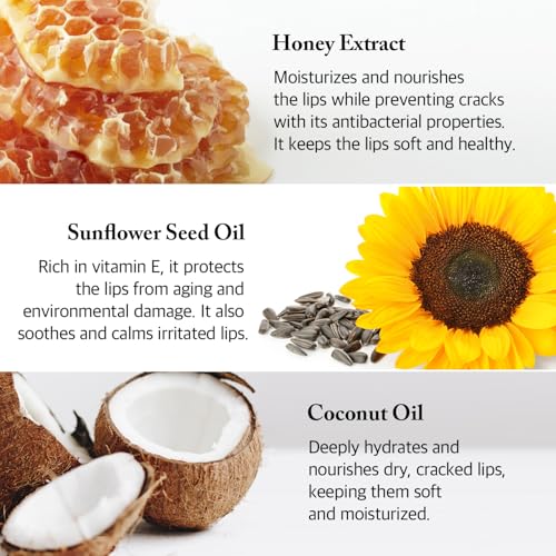 Honey Luster Lip Sleeping Mask 0.53 oz - Rich Overnight Balmy Treatment with Sunflower Oil, Collagen and Ceramide for Soft, Nourished Lips, Korean Skincare - Image 6