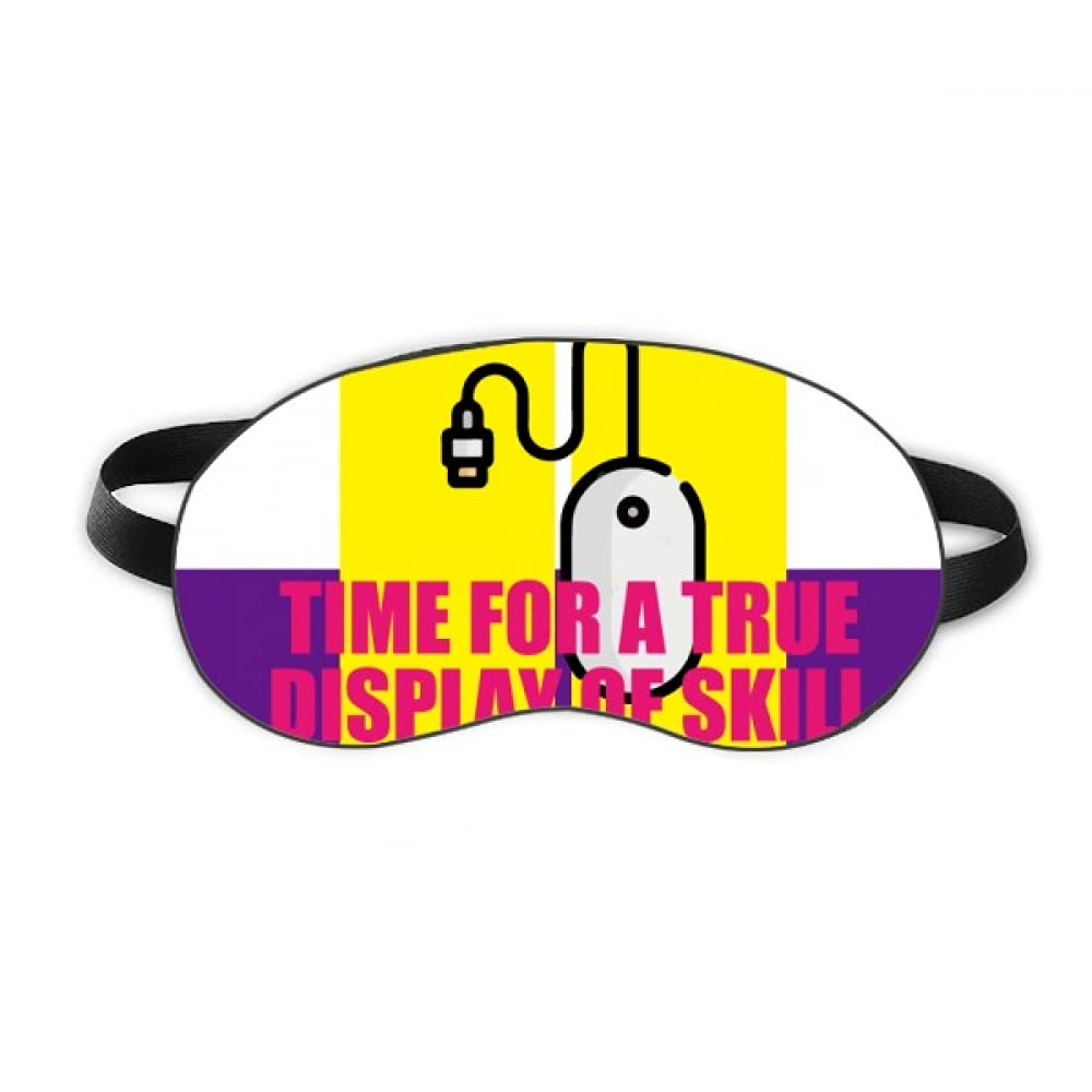 Timeâ€‚Forâ€‚Aâ€‚Trueâ€‚Displayâ€‚Ofâ€‚S Sleep Eye Shield Soft Night Blindfold Shade Cover