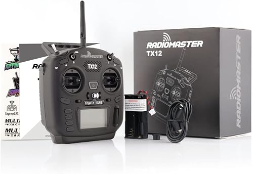 RadioMaster TX12 MKII 16CH ELRS EdgeTX Hall Gimbals Transmisor de radio de control remoto (TX12 MKII ELRS modo 2)