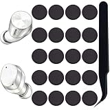Filtro antipolvere di ricambio per auricolari Technics EAH-AZ40 / EAH-AZ60 / EAH-AZ80 e Sennheiser Momentum True Wireless 3/4 / Sport Earbuds filtri * 20 pezzi, colore nero