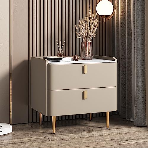 Table de chevet avec 2 tiroirs pour optimiser le rangement du bureau ou de la chambre