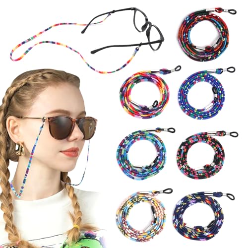 Catálogo de Gafas y accesorios para Mujer - 5 favoritos. 46 7 Piezas de Correas para Gafas, Cadenas y Cuerdas Antideslizantes Ajustables para Gafas de Sol y Lectura, Accesorios Universales para Mujer y Hombre, Diseños Elegantes y...