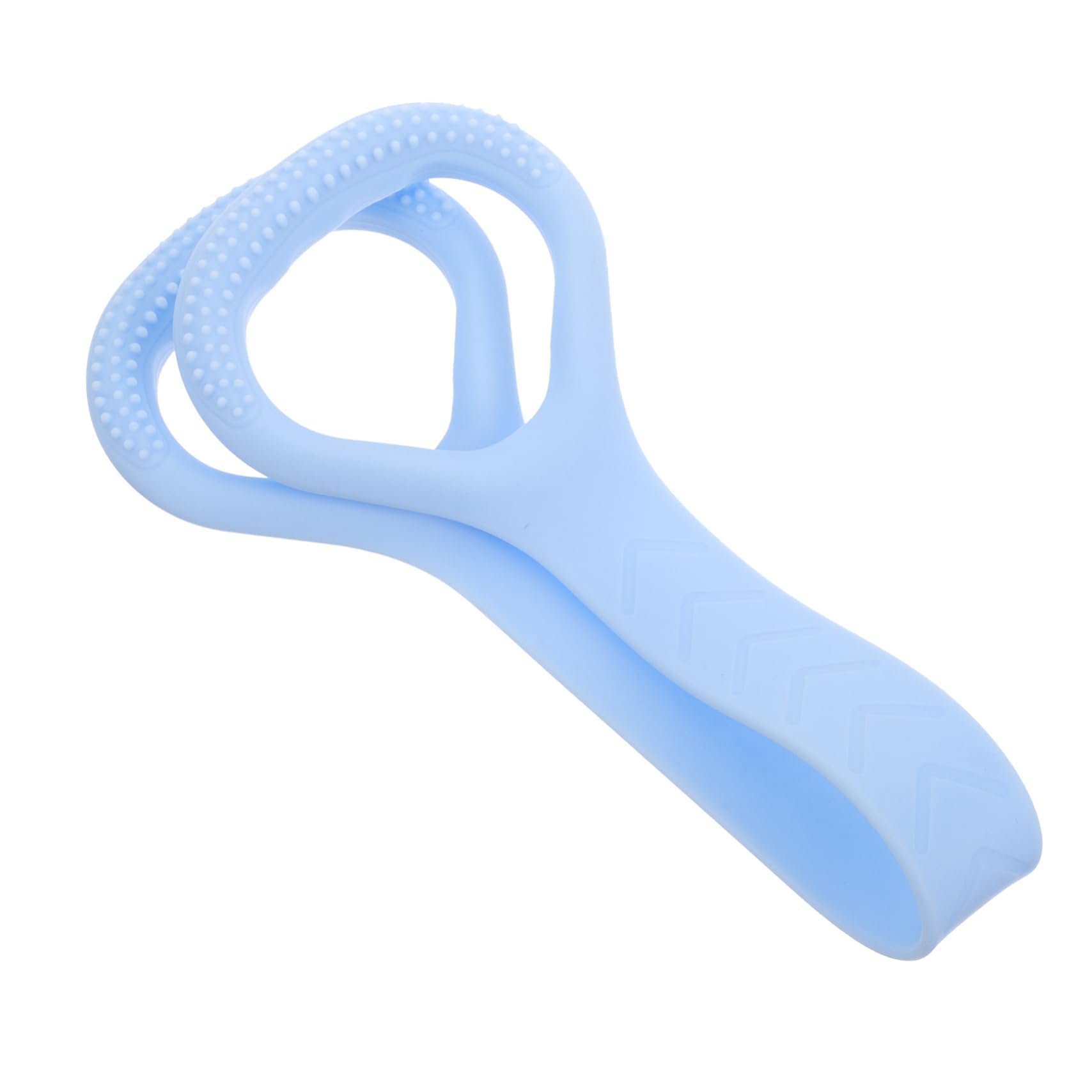 Toyvian Banda elastica di tensione fascia per esercizi bande di resistenza con manici bande di allenamento banda elastica di resistenza al fitness Gel di silice Sky-Blue