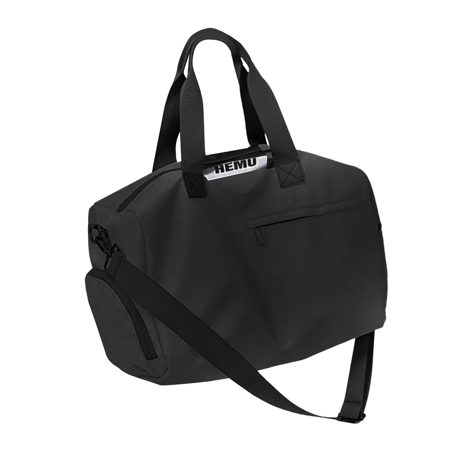 Sports Gym Bag Waterproof Luggage Bag for Business Trip Swimming Backpacking Black-picture-13