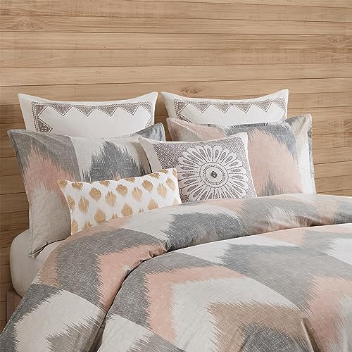 Image of INK+IVY Alpine Comforter Mini Set, King /Cal King, Blush