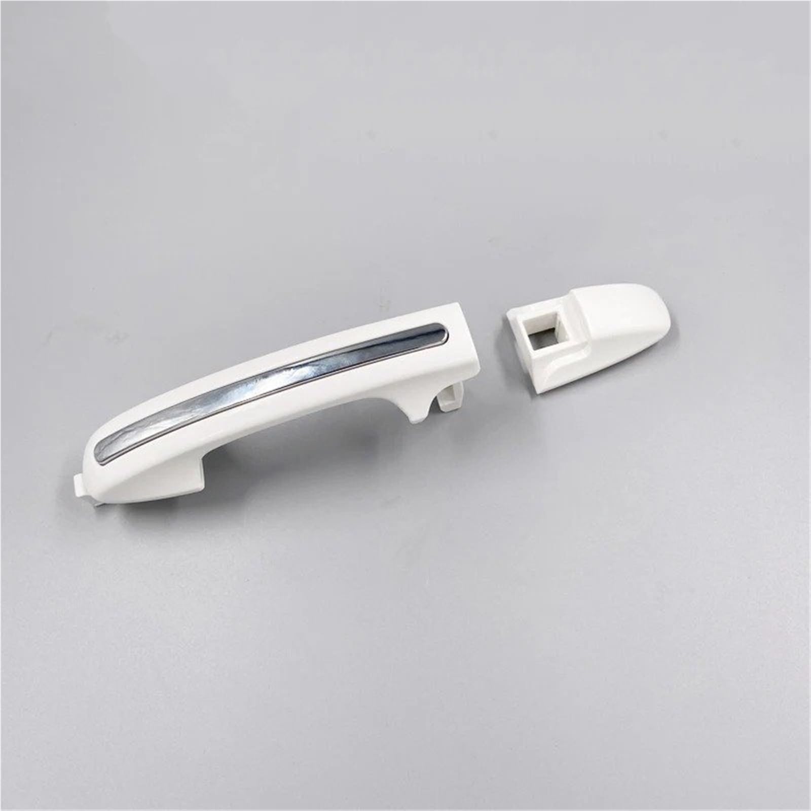 DUDUYANG Car Outside Door Handle for Foton for Tunland E3 E5 Pickup Door Outer Handle White with Chrome