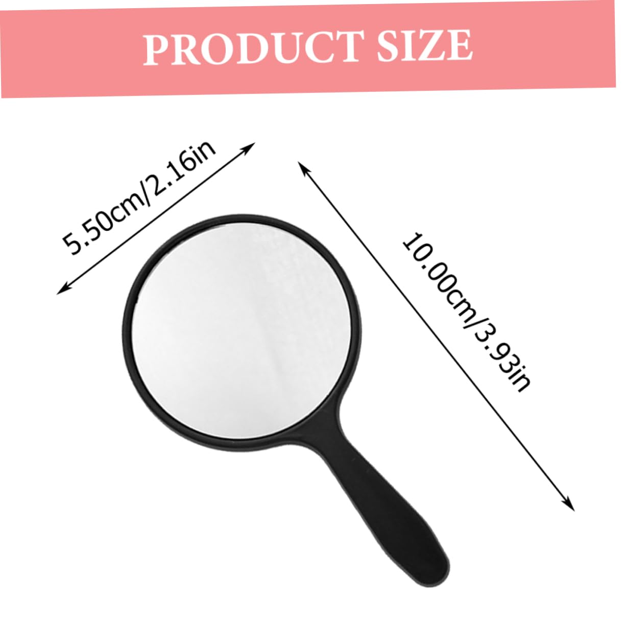 CALLARON 25pcs Portable Makeup Mirrors Handle Magnified Compact Mirror for Women Lighted Distortion- Beauty for Travel Home and Professional Use