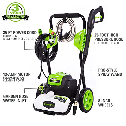 Greenworks 1800 PSI Pressure Washer