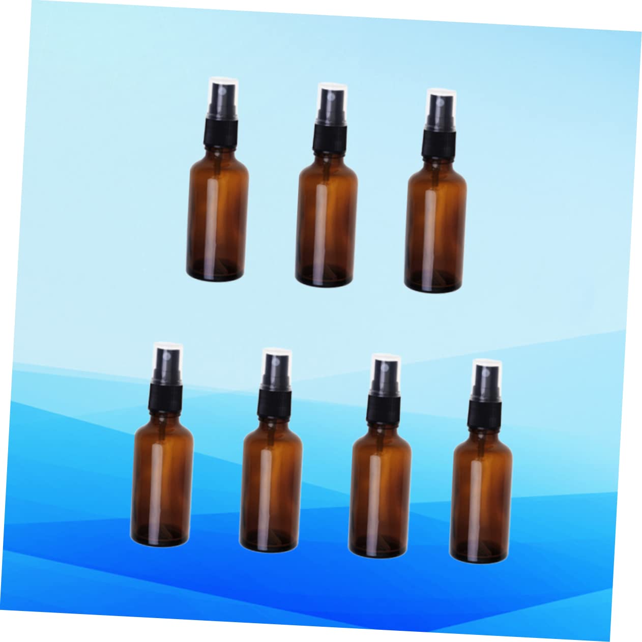 FOMIYES 14 Braune Teilig Sprayflasche Wiederbefüllbar Langlebig Kompakt Uv Beständig für Emulsion Ätherische Öle Kosmetik Reiseset