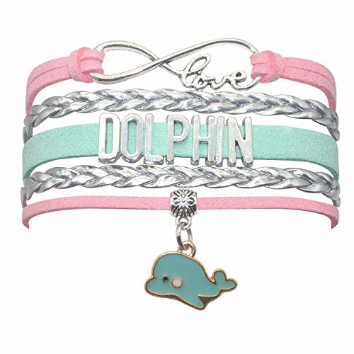 HCChanshi Dolphin Bracelet - Infinity Love Charm Jewelry Gifts For Women, Men, Dolphin...