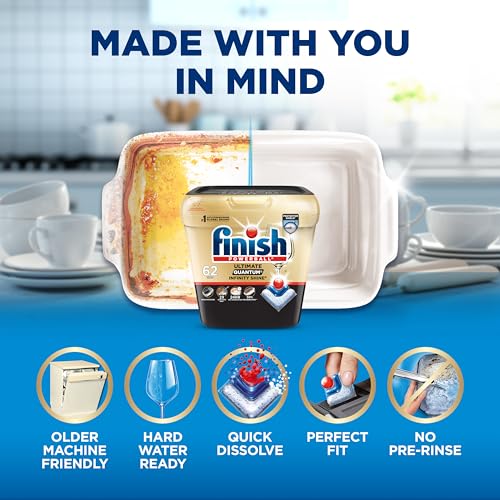 Finish Ultimate Quantum Dishwasher Pods, Infinity Shine, Fresh Scent, 62ct - image 7