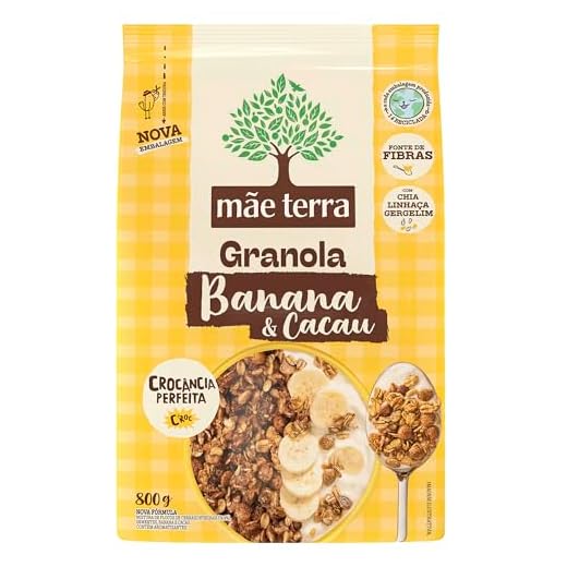 Mãe Terra Granola Banana e Cacau 800g