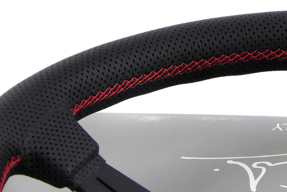 【EJ20】NARDI ディープコーン レッドステッチ 350mm 正規品 EJ20】NARDI ディープコーン レッドステッチ 350mm 正規品 EJ20】NARDI