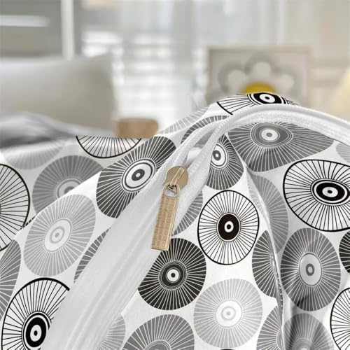 Housse de couette 150x200cm lavable en machine qui ne rétrécit pas au lavage - 7