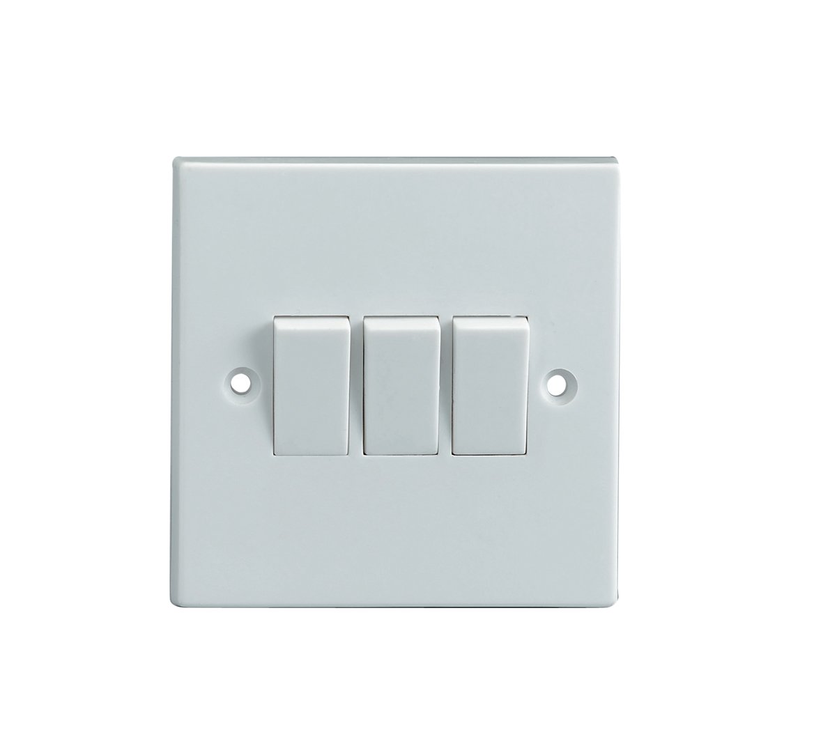 Interrupteur blanc 5A 3 voies de la marque Electrovision pour illuminer le couloir