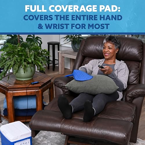 Image of Polar Active Ice 3.0 Cold Therapy Ice Machine System with Programmable Timer, Hand and Wrist Compression Pad, Lightweight 9 Quart Cooler, Quiet Pump, Strong Cryotherapy Pain Relief Treatment