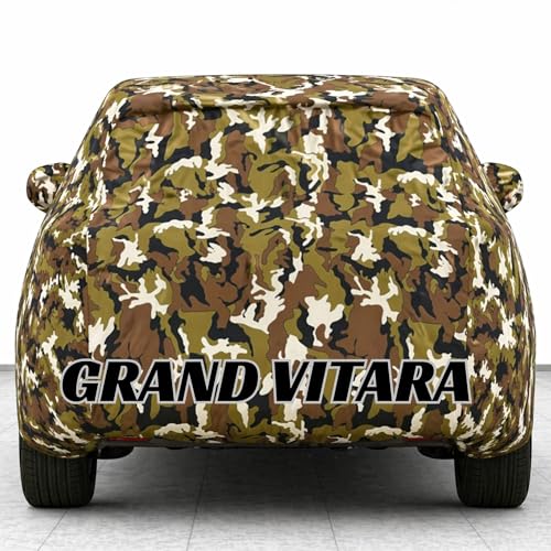 Image of Kings of Cover New Jungle 100% Waterproof Grand Vitara Car Cover | Polyester Car Body Cover for Rain & Sun | UV Protection, Dustproof, Scratch Resistant, Windproof, Heat Resistant, Custom Fit