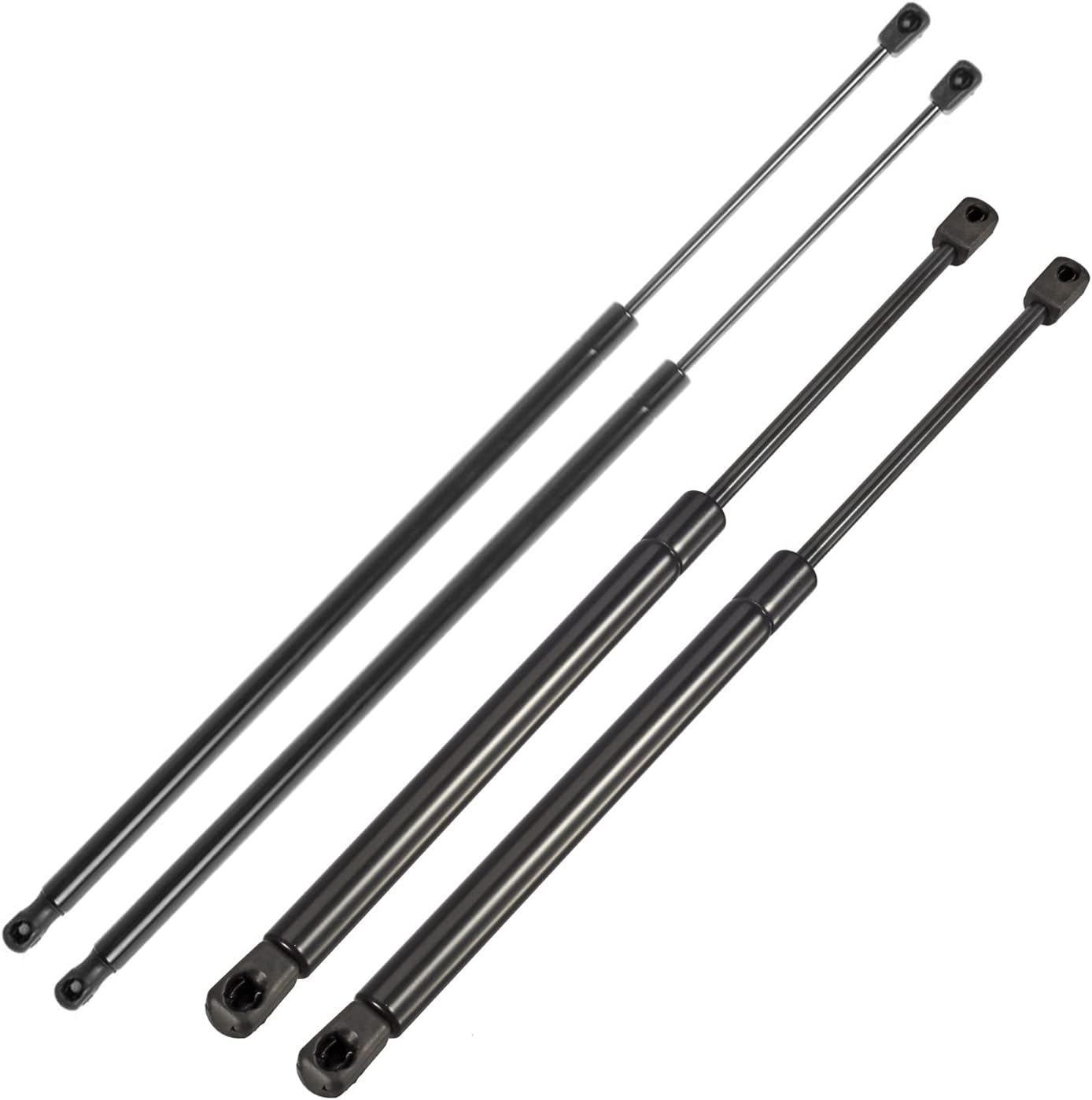 Maxpow 2pcs Rear Liftgate & 2pcs Rear Window Glass Lift Supports Struts Compatible With Commander 2006 2007 2008 2009 6194 6186 Tailgate Lift Support Strut Rear Glass Strut Glass Lift