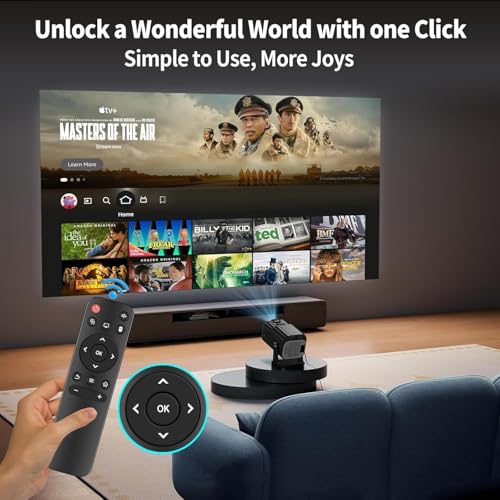 Image of K2 Remotes Compatible for Zebronics Android Pixaplay Smart LED Projector Remote - Version 02 | IR Replacement Controller | Match with Old Remote Before Purchase