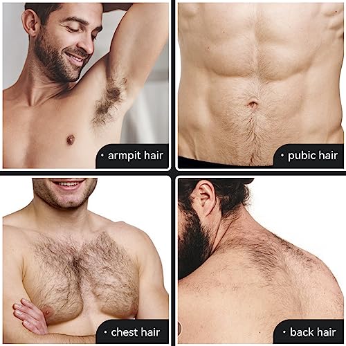 Body-Hair-Trimmer-for-Men-kensen-Electric-Groin-Hair-Trimmer-Rechargeable-Ball-Shaver-Groomer-Replaceable-Ceramic-Blade-Heads-Waterproof-WetDry-Clippers-Male-Pubic-Hair-Hygiene-Razor