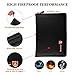Large Fireproof Document Bag - 13.7”x 9.8” Water Resistant Fireproof Pouch, Fireproof Safe Storage Money Bag for A4 Document Holder,Cash,File,Tablet,Passport and Valuables