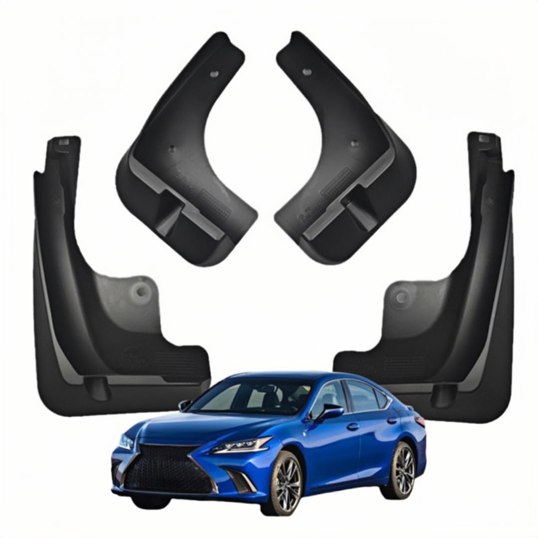 UDRFKDS Mud Flaps Splash Guards For Lexus ES 2018-2023 Accessories Mudflap Fender Flares Front and Rear Mud Guard Set 4PCS