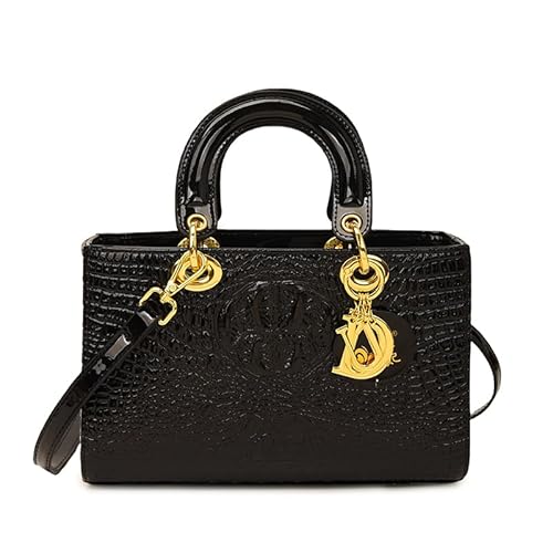 The light luxury retro style crocodile patterned handbag belongs to