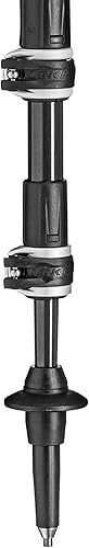 Miniatura 5 de LEKI Legend - Bastón de senderismo ligero ajustable de carbono negro (individual) para senderismo y senderismo
