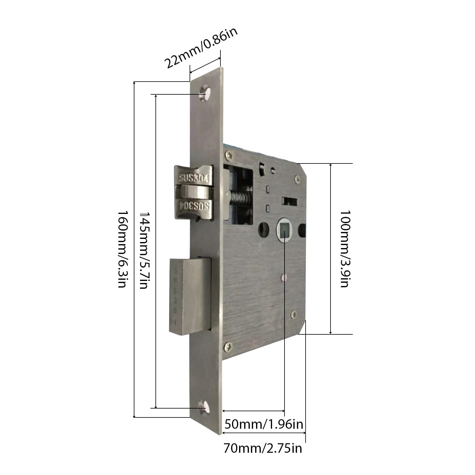 Tuya Serrure de porte intelligente à empreintes digitales, serrure de porte intelligente en alliage d'aluminium, déverrouillage des empreintes digitales/cartes/clé/code