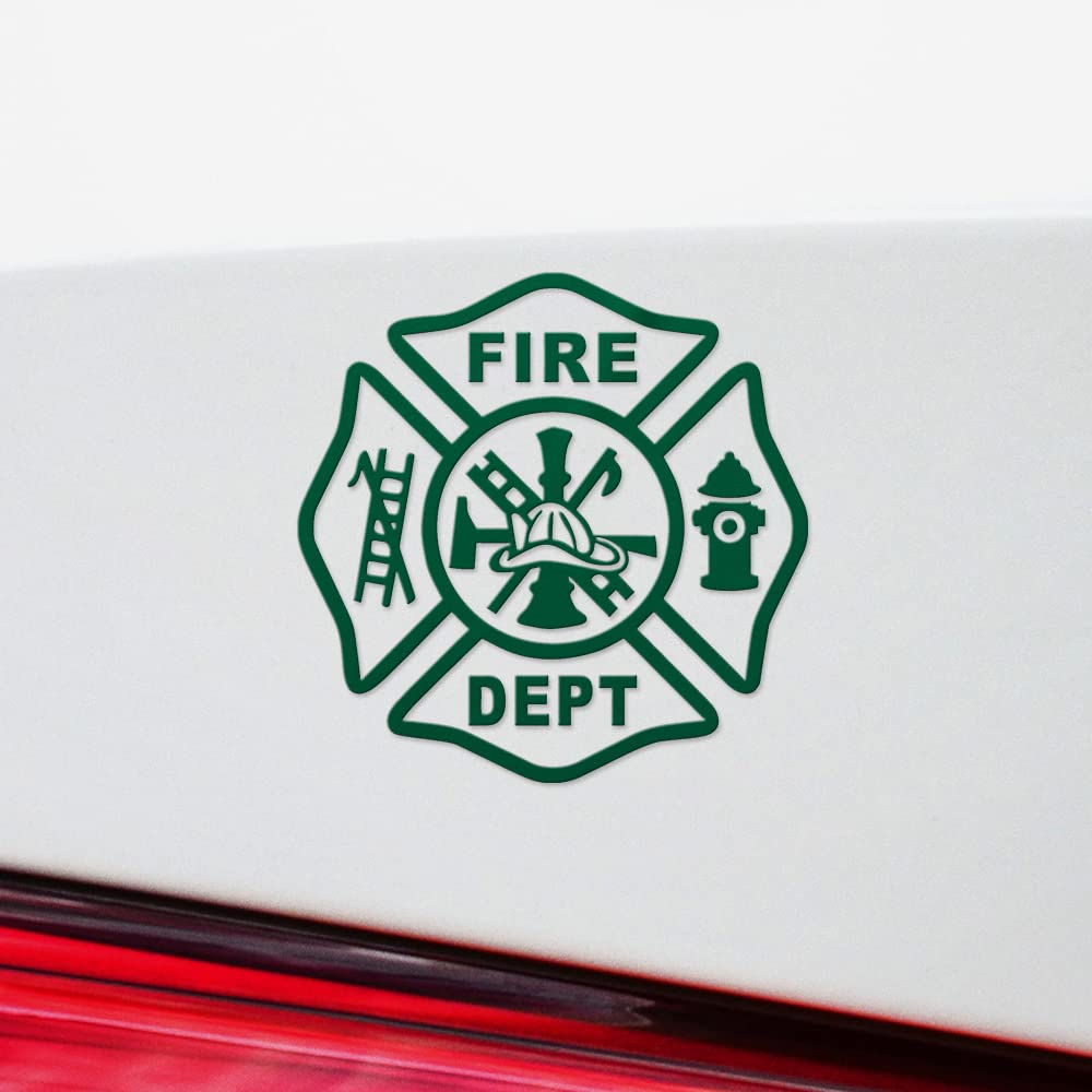 Amazon.com - Transparent Decal Stickers Of Firefighter Fire