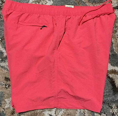 Roundtree & Yorke Caribbean Solid Swim Trunks Pink Coral Size XLarge S65MC0004