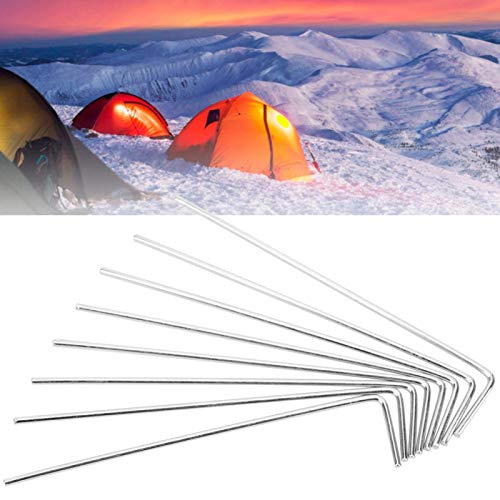 Acessórios para tenda, estaca de ferro durável Acessórios para estaca de tenda para exterior, alta d