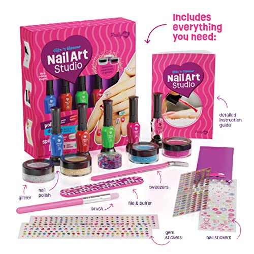 Pretty Me PM-002 Nail Art Studio For Girls - Nail Polish Kit For Kids Ages 7-12 Years Old - Girl Gifts Ideas thumb #3