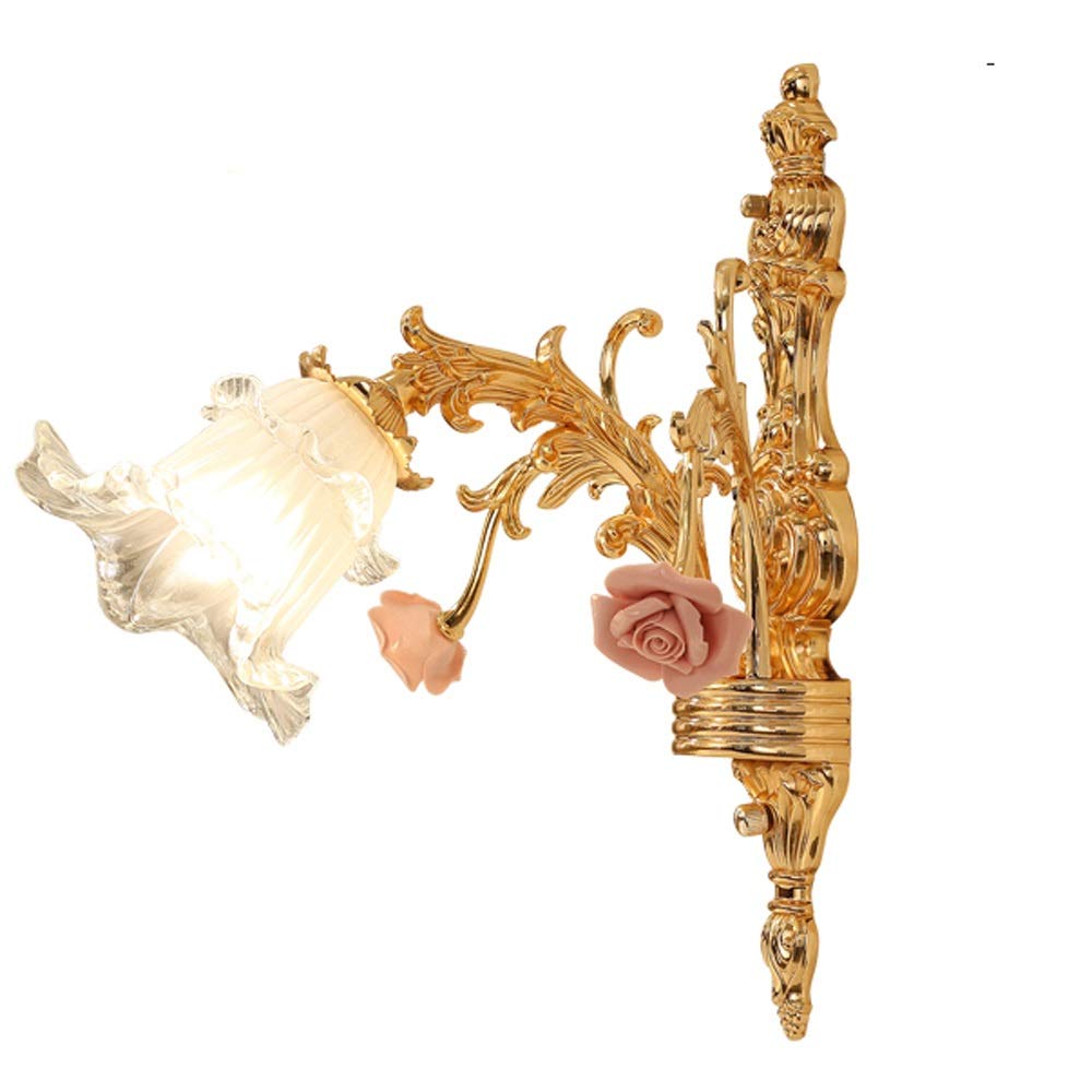 Lampe murale fond mural en verre raffiné au style jardin français chic et épuré
