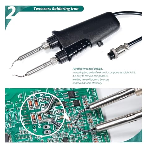 Machine à souder 938BD+ double fer pour simplifier la réparation électronique de précision - 6