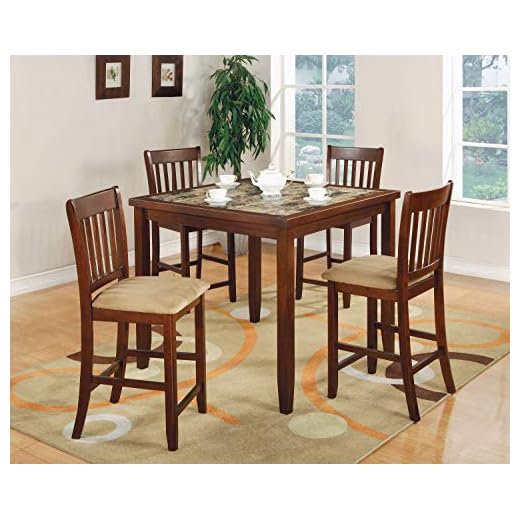 5-Piece Counter Height Dining Set
