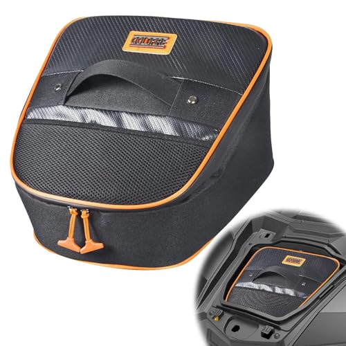 Bolsa de almacenamiento y refrigeración bajo el capó Goldfire RZR RS1, compatible con Polaris RZR RS1 2018-2023, impermeable, accesorios para UTV (número OEM: 2882700), con ribete naranja miniatura 1