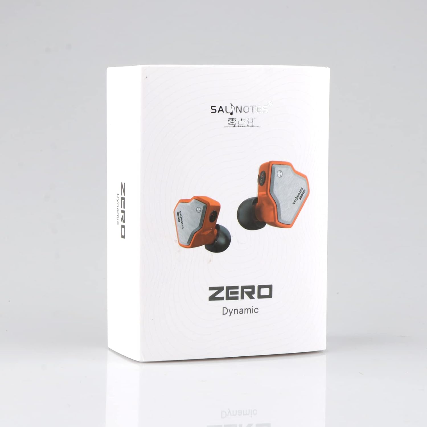 Linsoul 7Hz Salnotes Zero HiFi 10mm Dynamic Driver in-Ear Earphone IEM with Metal Composite Diaphragm Stainless Steel Faceplate Detachable 2Pin OFC Cable (Orange, with Mic, 3.5mm)