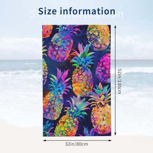 Colorful-Pineapples-Beach-Towel-Microfiber-Sand-Free-Pop-Summer-Towels-for-Adult-Kids-Quick-Dry-Ultra-Absorbent-Super-Soft-Pool-Travel-Swim-Bath-Shower-Towel-Gifts-52-x-32 51weizWJRGL