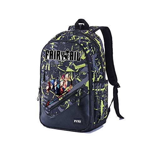 Fairy Tail Mochila Casual Buena relación Calidad Precio Unisex para portátil Ligero