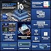 GEEKOM IT13 Mini PC avec Intel Core i9-13900HK (Best Mini PC -WinCentral) 1To SSD&16Go RAM(Évolutif, non-LPDDR), Windows 11 Pro,6X USB,Lecteur SD,4 écrans 8K,Mini Ordinateur de Bureau-Entreprise,École