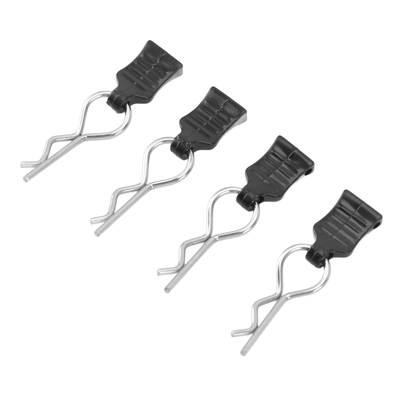 4pcs RC Body Clips, RC Car Body Shell R Pin Clips Upgrade Part with Pull Tabs for WLtoys 124008 124010
