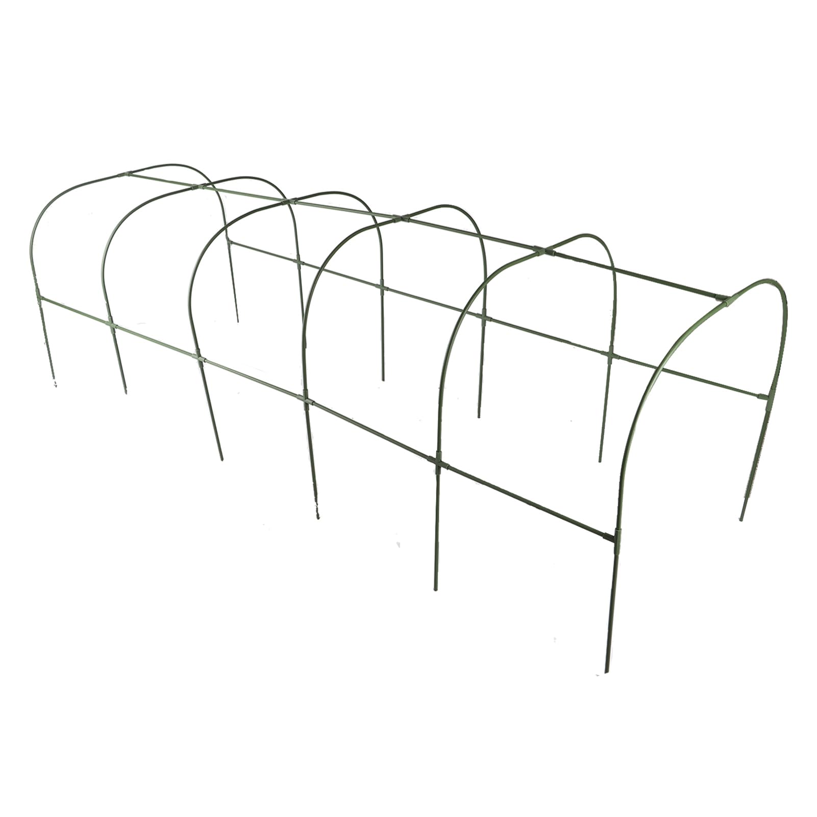 Jiawu Odporna na Mróz Mini Szklarnia Ogrodnicza 100x250 Cm, Odporna na Deszcz Mini Szklarnia Zewnętrzna z wytrzymałą ramą ze Stali Malowanej Proszkowo, Wzmocniona Osłona z Folii PVC, Zamknięcie