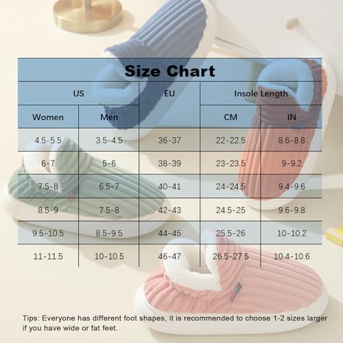 Pluffi - Pluffi Slipper Booties, Winter Fuzzy Warm Thick-Soled Plush House Slippers for Women Men3