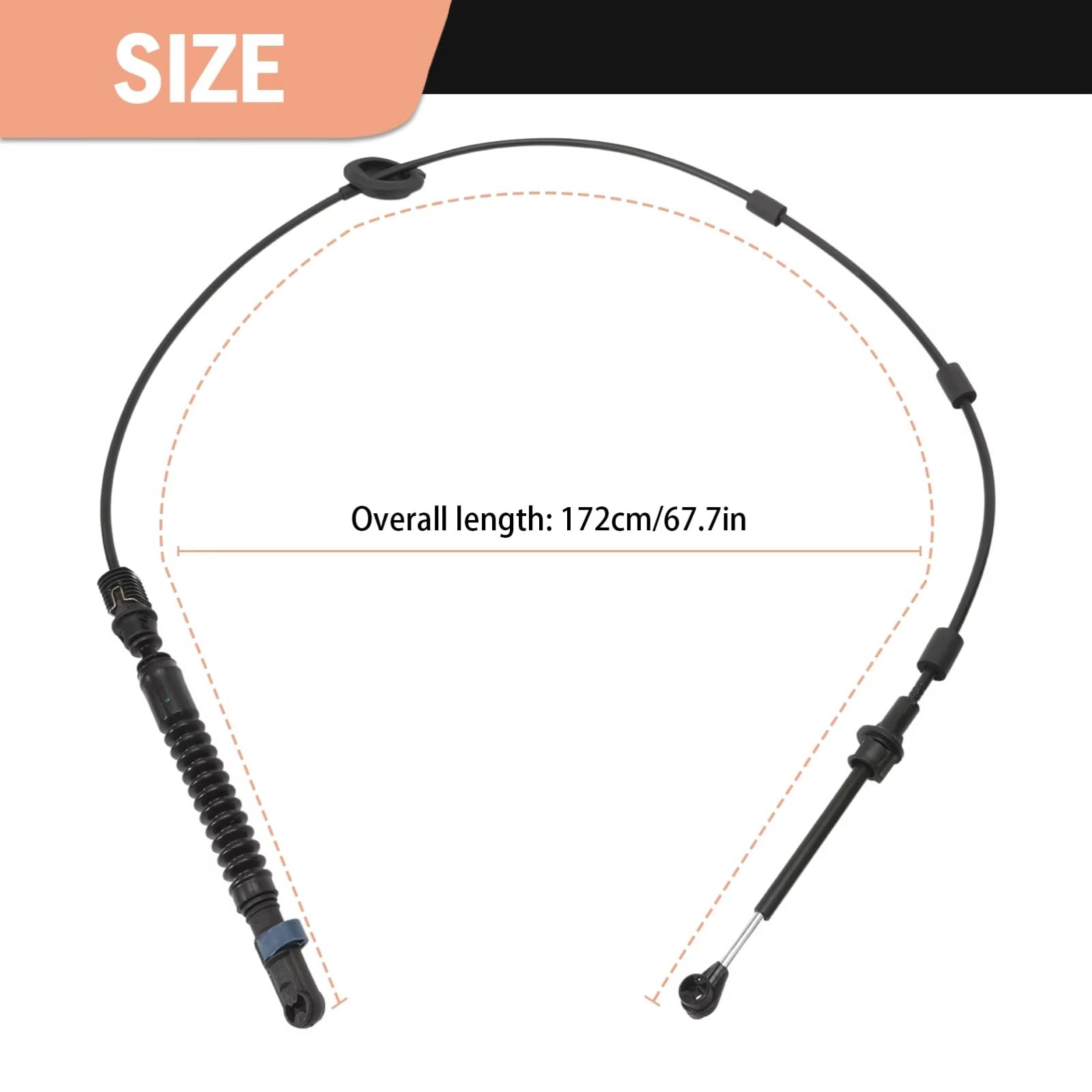 Reemplazo Para Cable De Cambio De Transmisión Automática 25800701 Compatible Con GMC Para Canyon 2004 2005 2006 2007 2008 Cable de mando transmisión